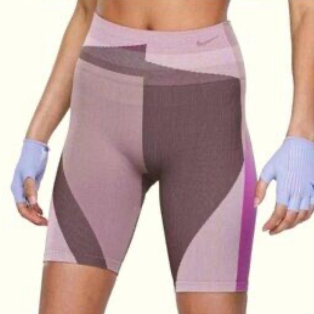 Nike Dri-Fit running bike shorts sculpt XS NWT purple New